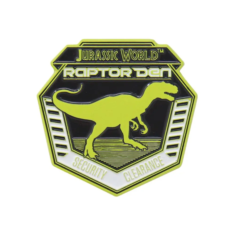 Jurassic World Pin Badge 3-Pack Raptor Training Commendation Limited Edition product photo