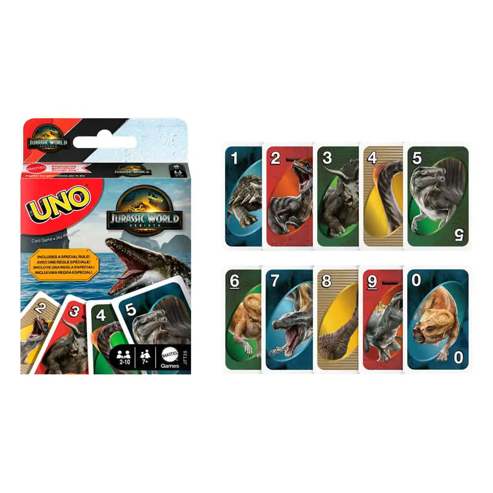 Jurassic World Rebirth UNO Card Game product photo