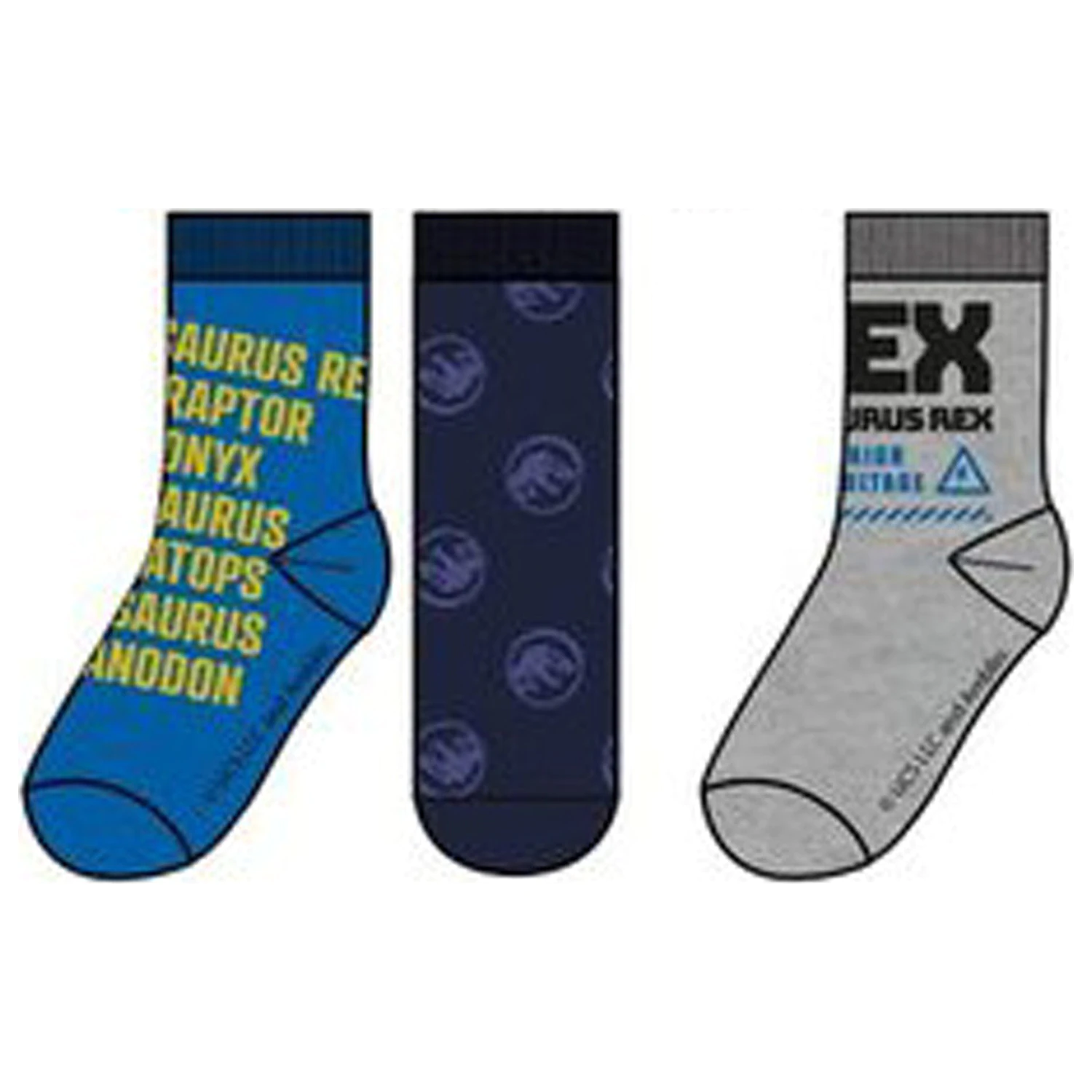 Jurassic World Species children's socks 27/30 product photo