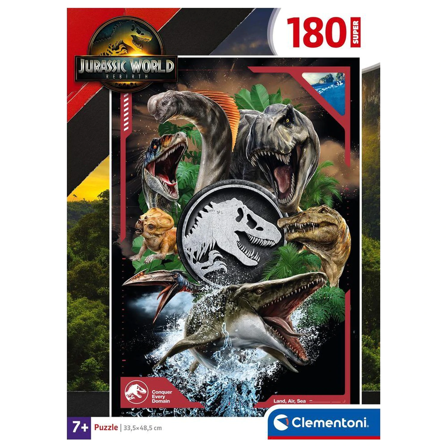 Jurassic World super puzzle 180pcs product photo