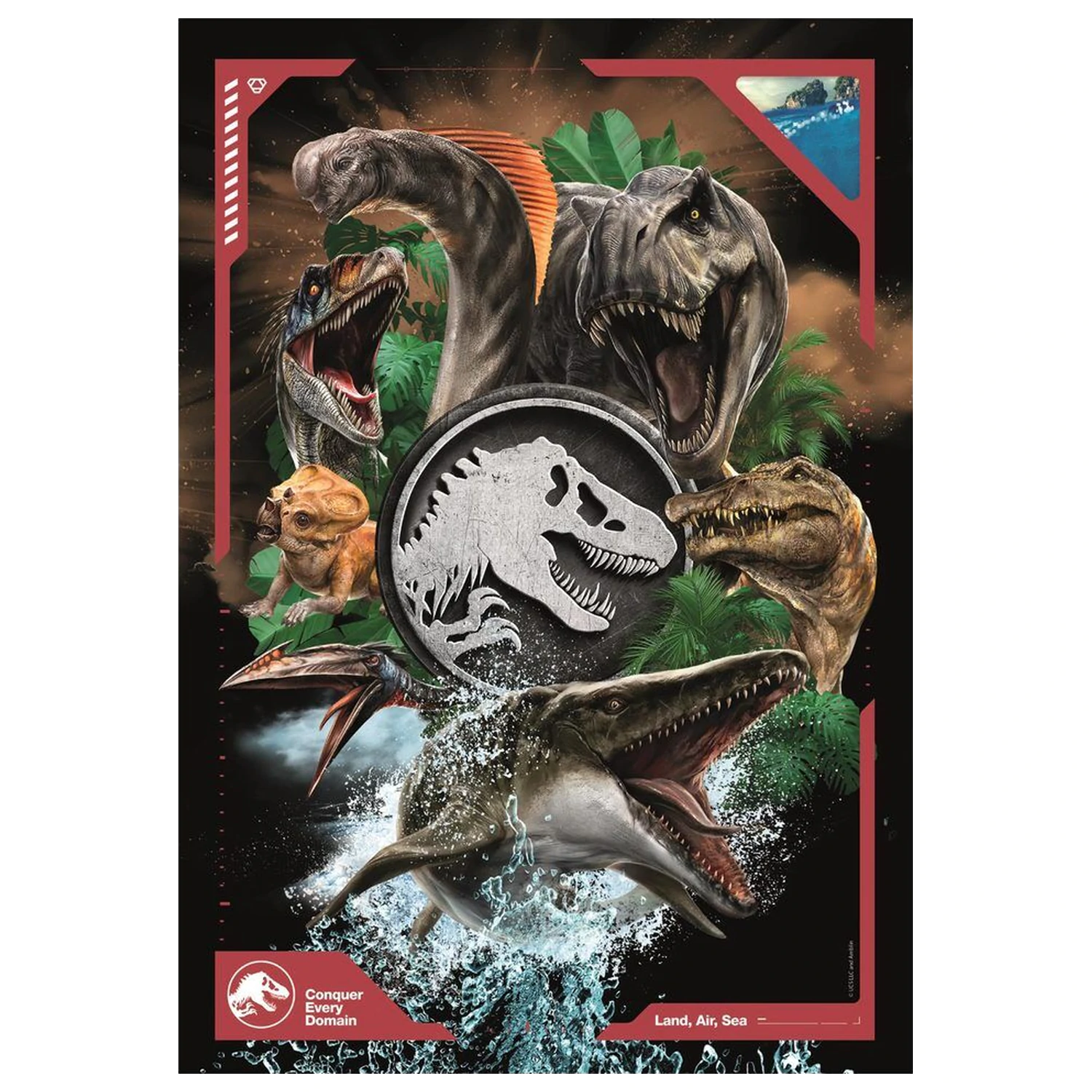 Jurassic World super puzzle 180pcs product photo
