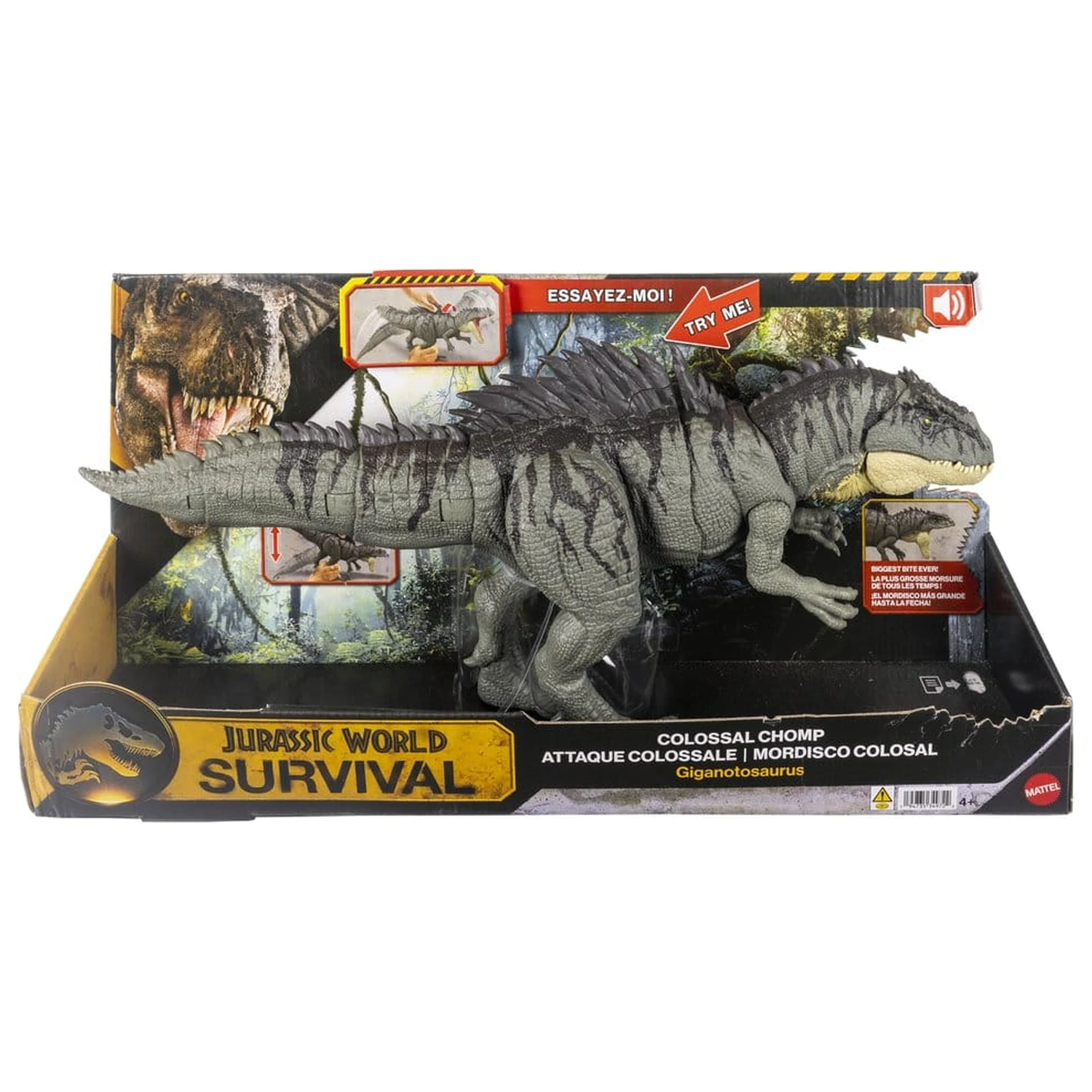 Jurassic World: Survival Action Figure Colossal Chomp Giganotosaurus 71 cm product photo