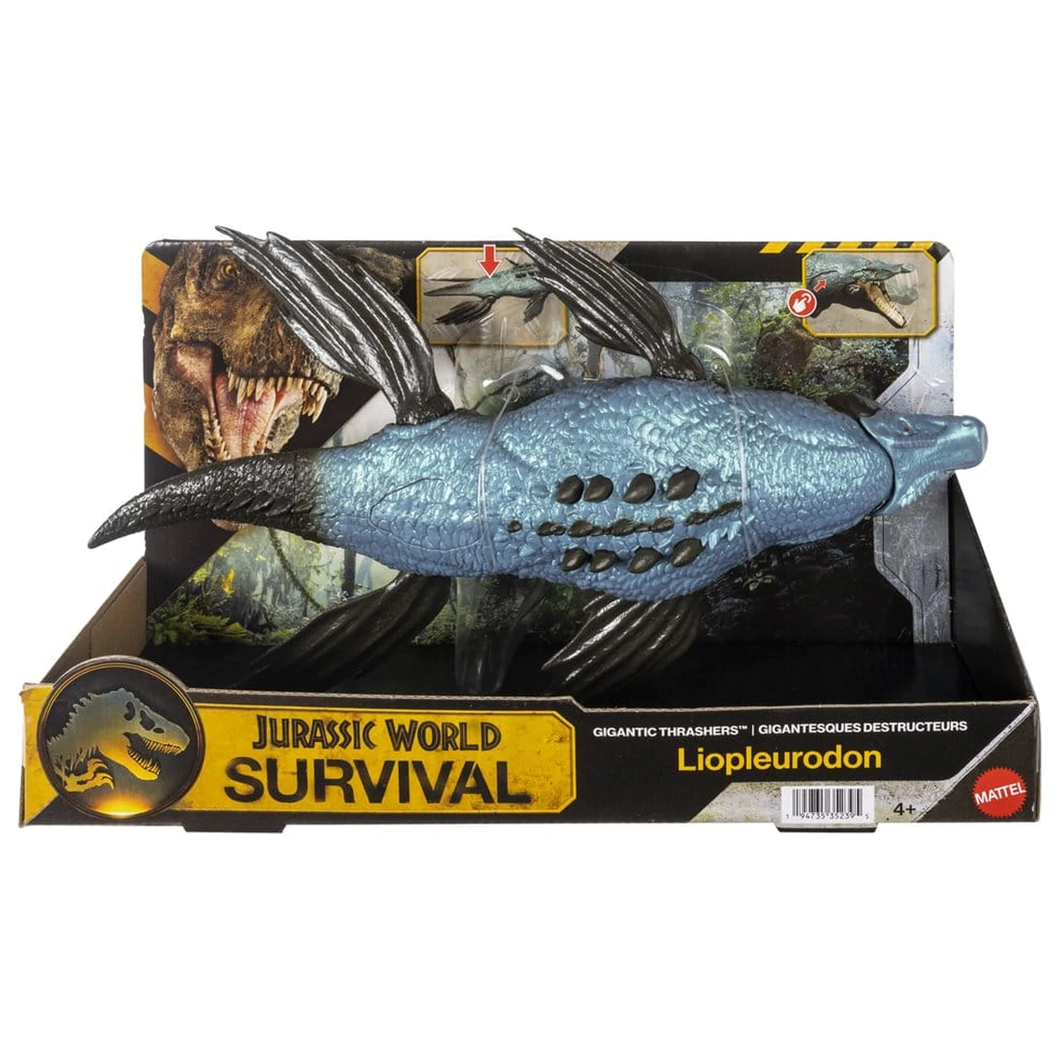 Jurassic World: Survival Action Figure Gigantic Thrashers Liopleurodon 30 cm product photo
