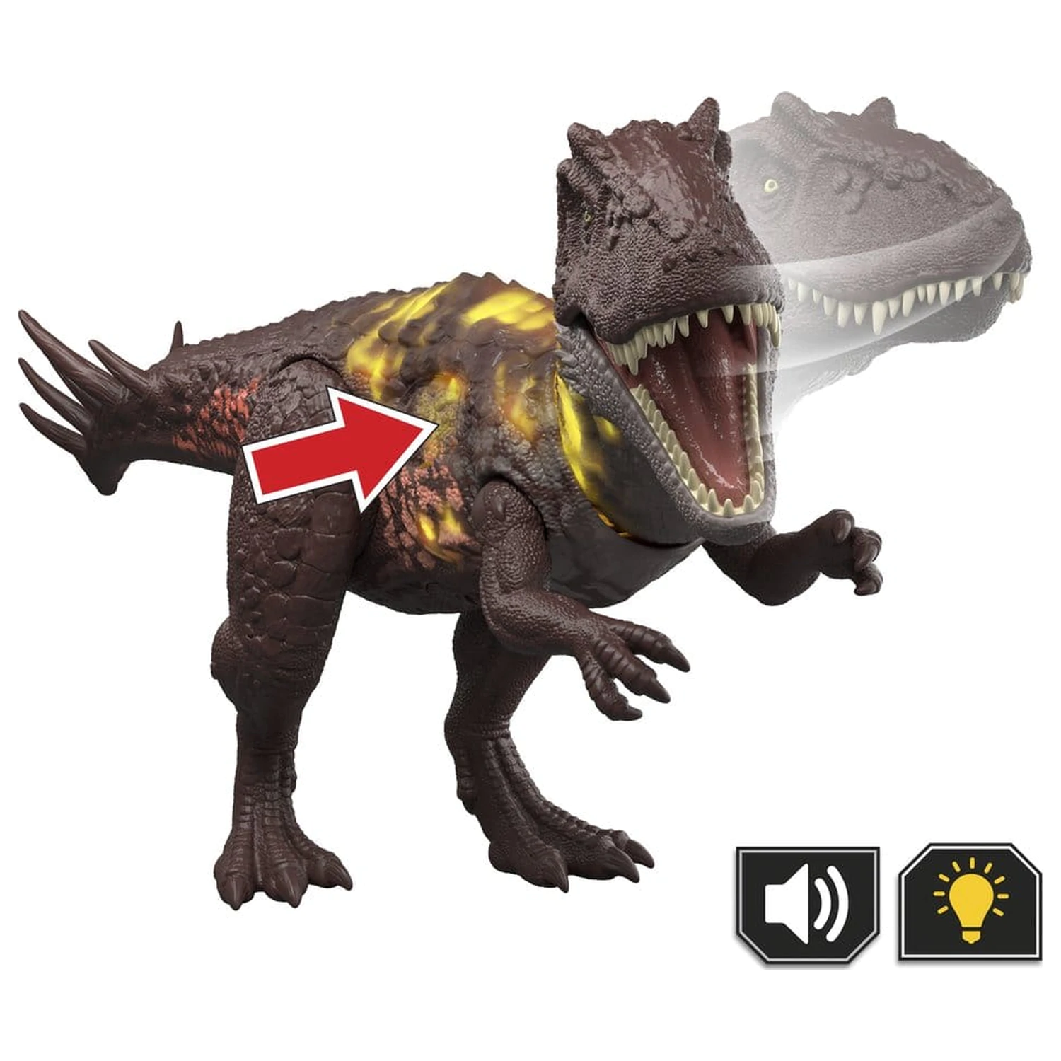 Jurassic World: Survival Action Figure Wild Roar Metriacanthosaurus 31 cm product photo