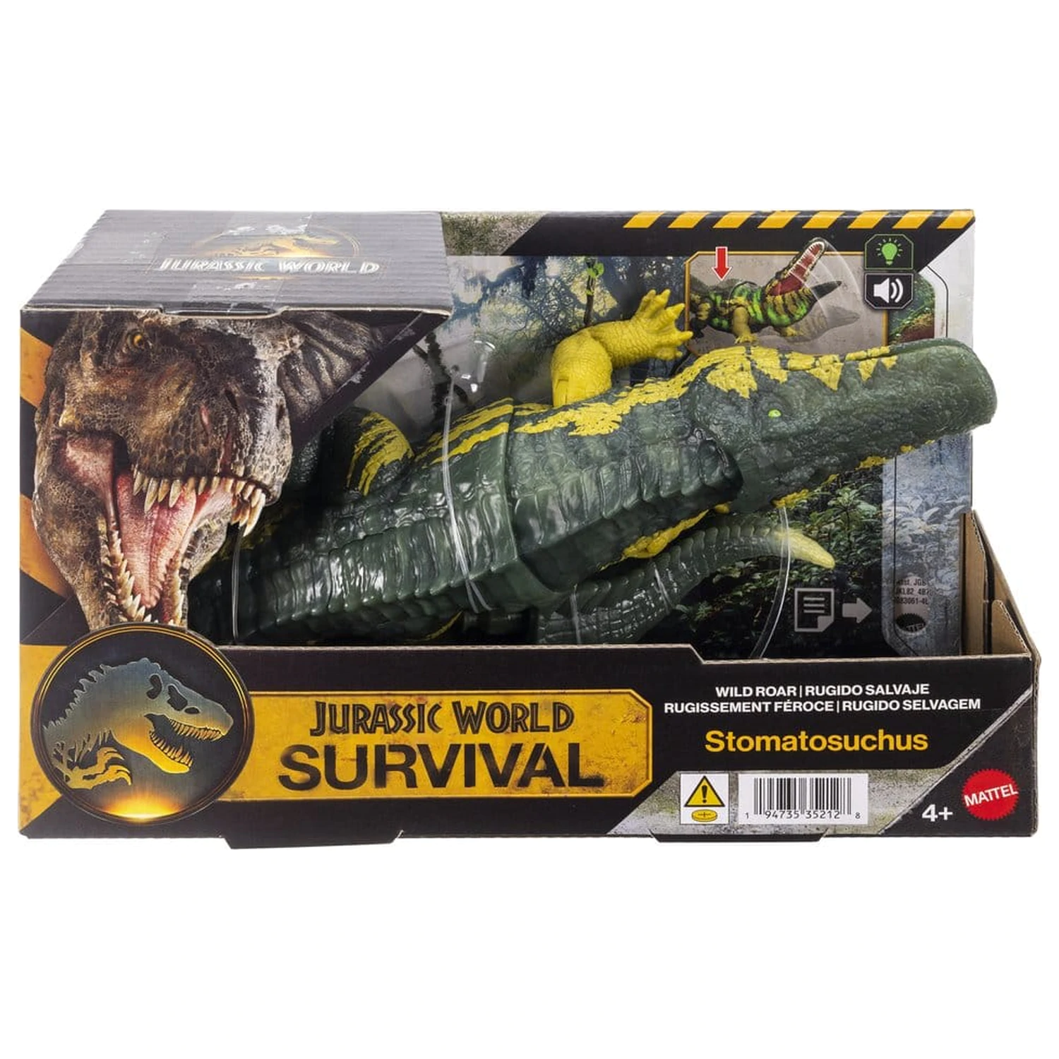 Jurassic World: Survival Action Figure Wild Roar Stomatosuchus 37 cm product photo