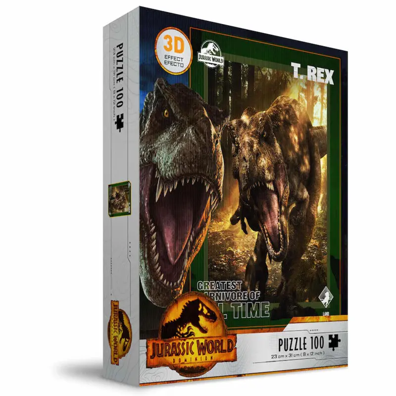 Jurassic World T-Rex 3D puzzle 100pcs product photo