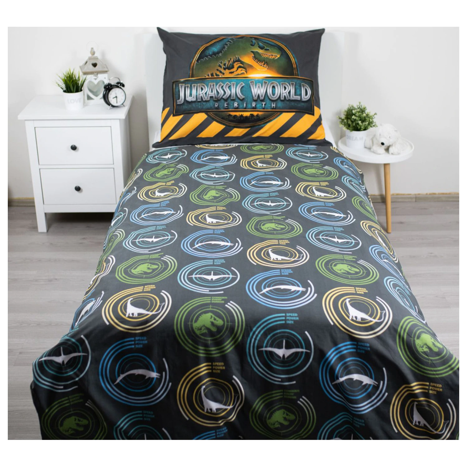 Jurassic World T-Rex Duvet Cover product photo