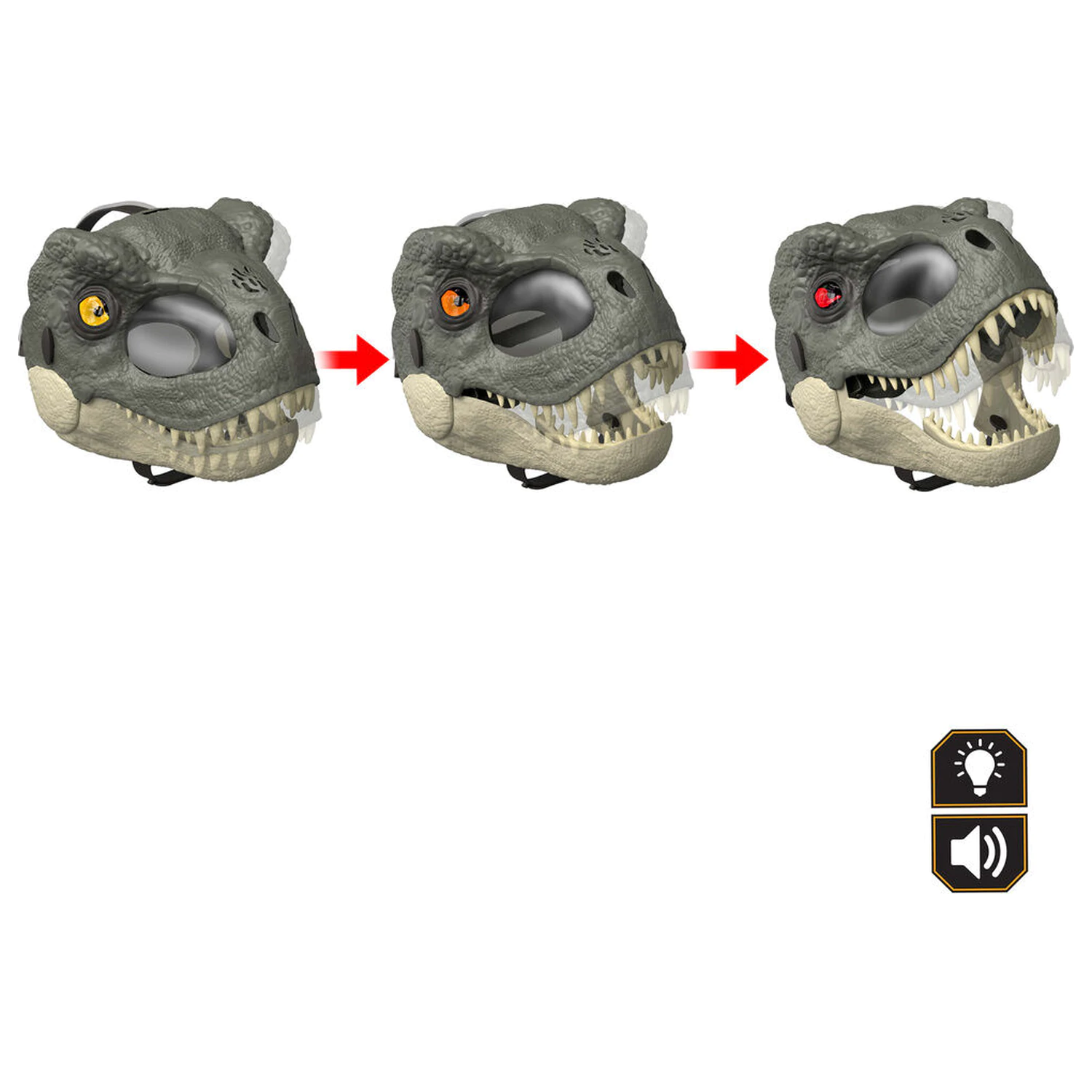 Jurassic World T-Rex Dinosaur Deluxe mask product photo