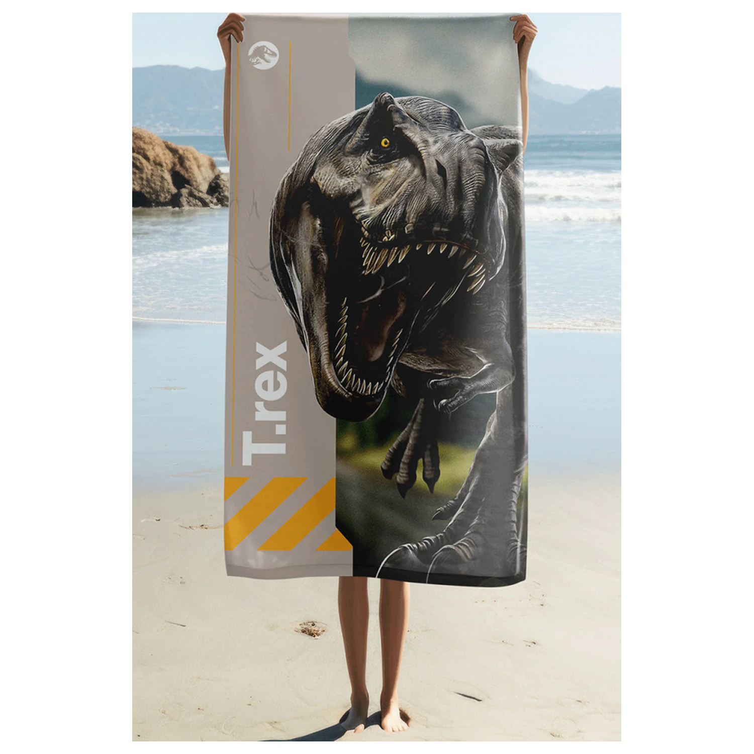Jurassic World T-Rex towel 70x140cm product photo