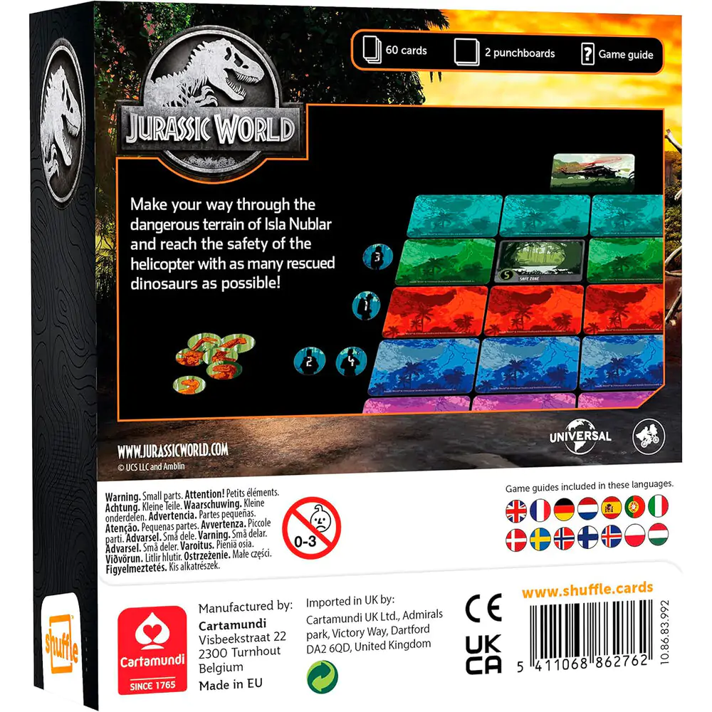 Jurassic World board game product photo