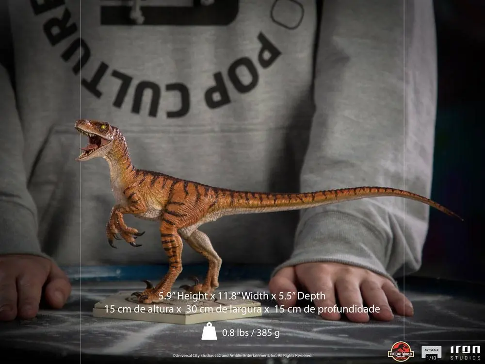 Jurassic World The Lost World Art Scale Statue 1/10 Velociraptor 15 cm product photo