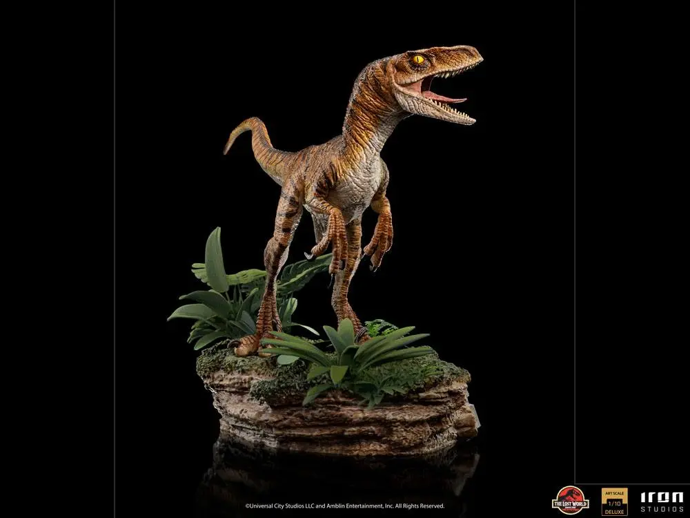 Jurassic World The Lost World Deluxe Art Scale Statue 1/10 Velociraptor 18 cm product photo