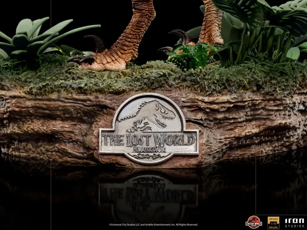 Jurassic World The Lost World Deluxe Art Scale Statue 1/10 Velociraptor 18 cm product photo