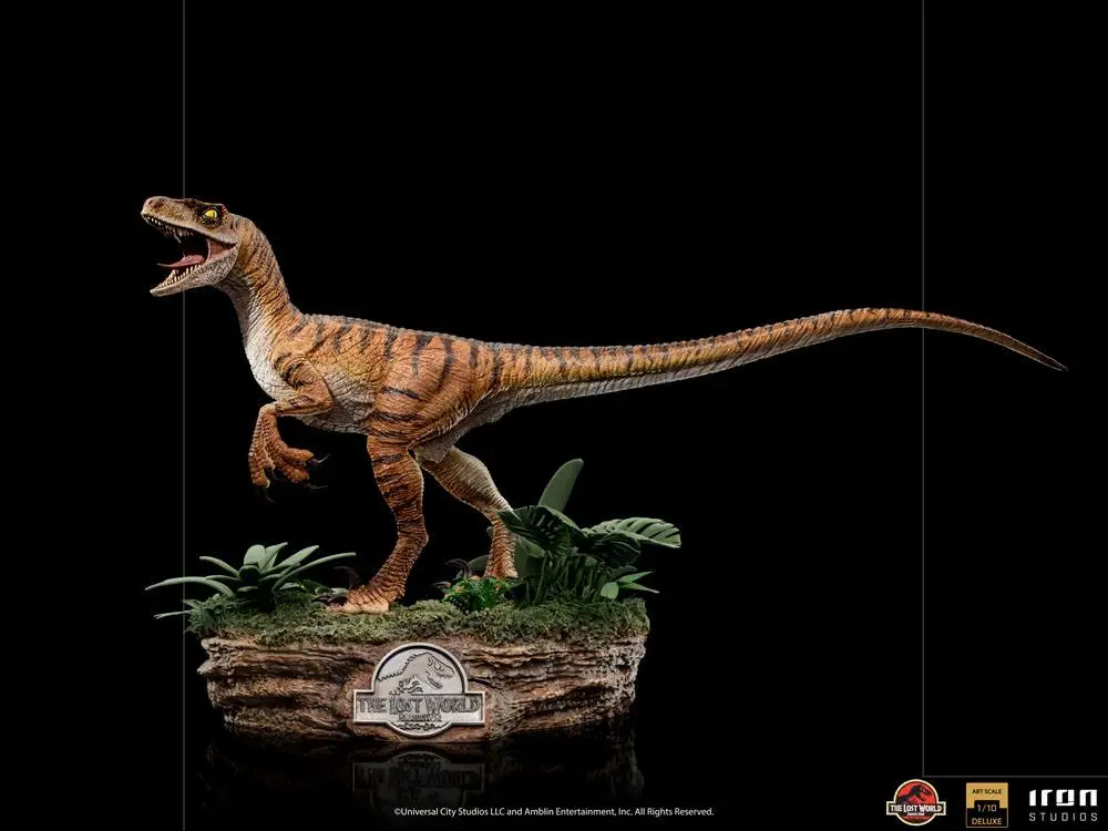 Jurassic World The Lost World Deluxe Art Scale Statue 1/10 Velociraptor 18 cm product photo