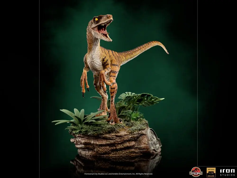 Jurassic World The Lost World Deluxe Art Scale Statue 1/10 Velociraptor 18 cm product photo