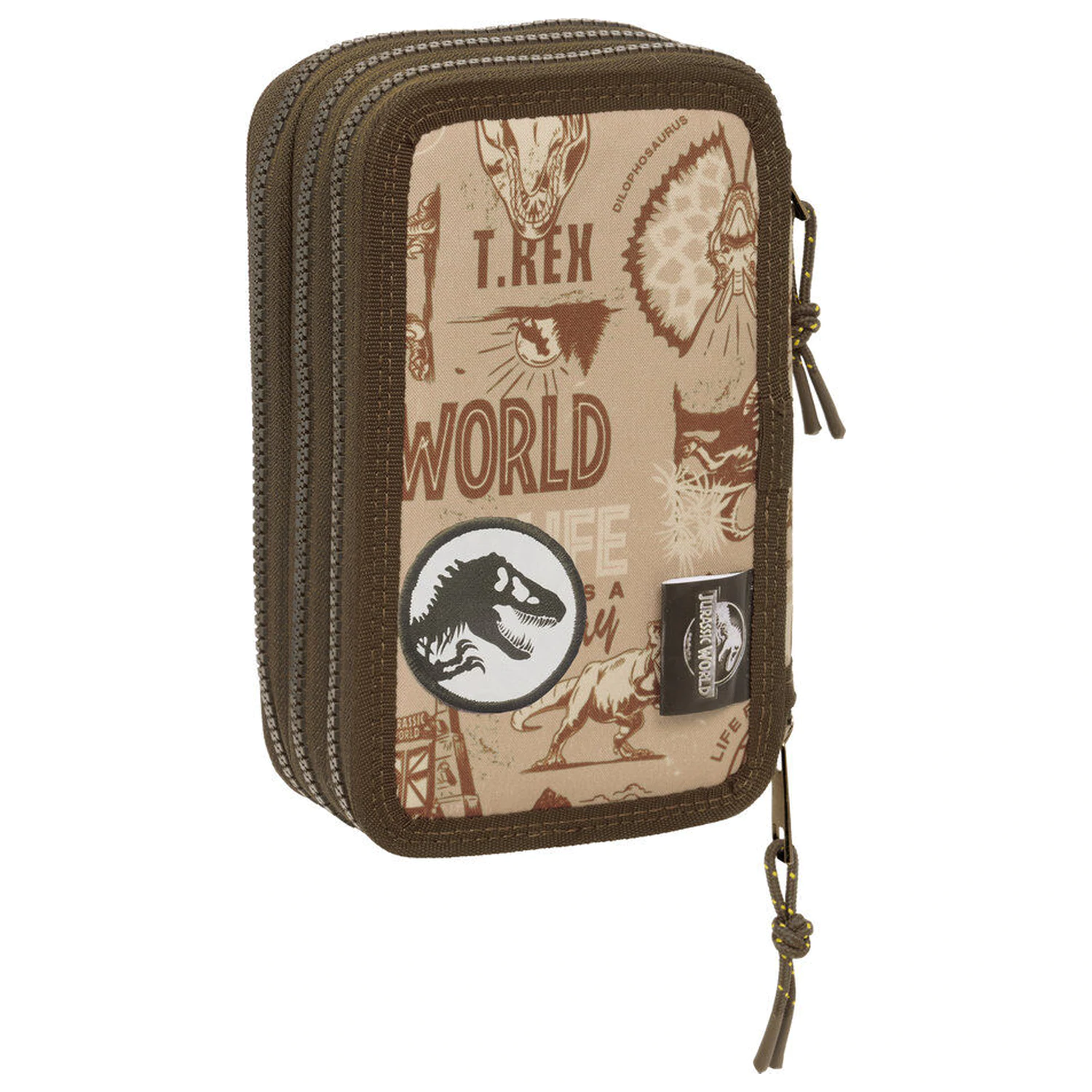 Jurassic World triple pencil case 37pcs product photo