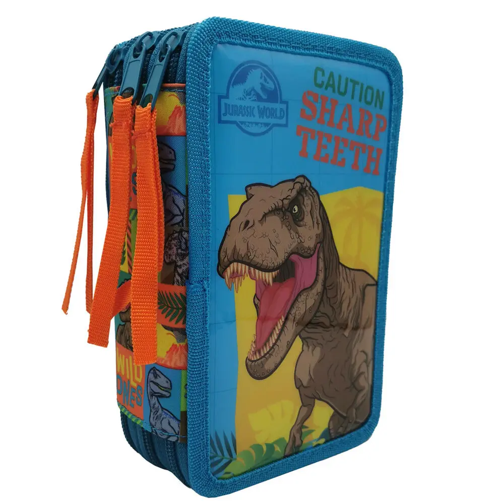 Jurassic World triple filled pencil case product photo