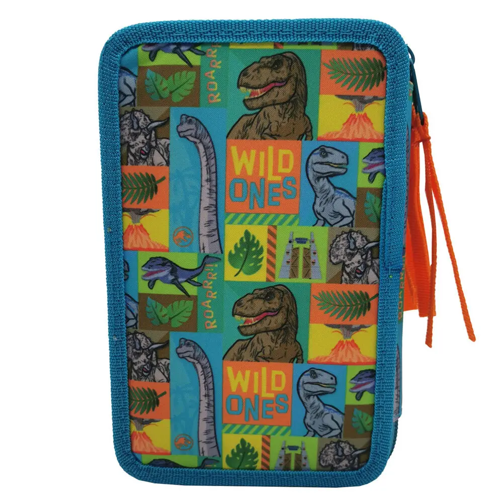 Jurassic World triple filled pencil case termékfotó