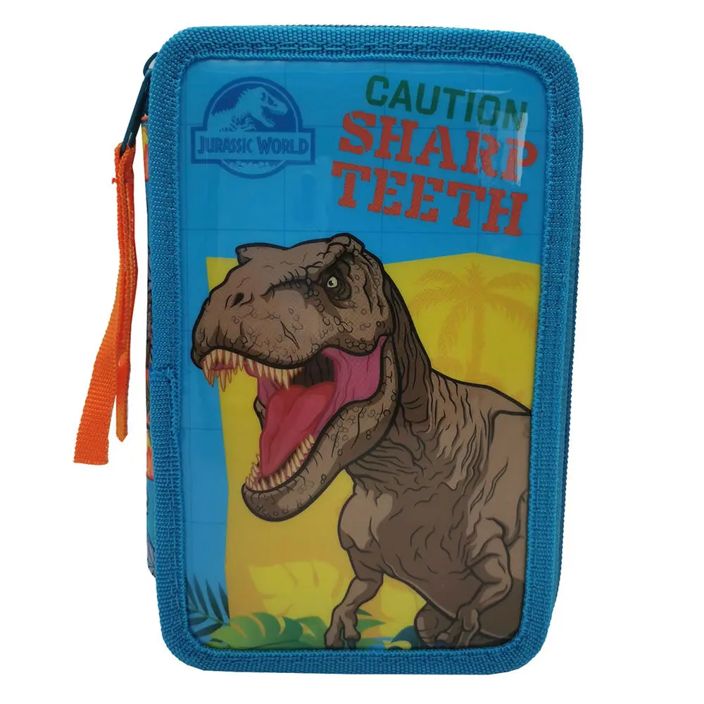 Jurassic World triple filled pencil case product photo