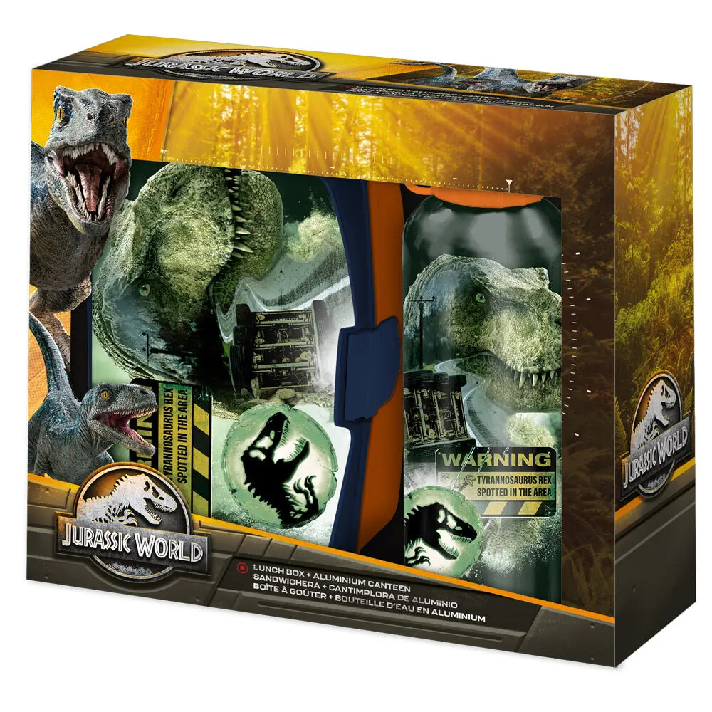 Jurassic World Lunch box + aluminium bottle set 500ml product photo
