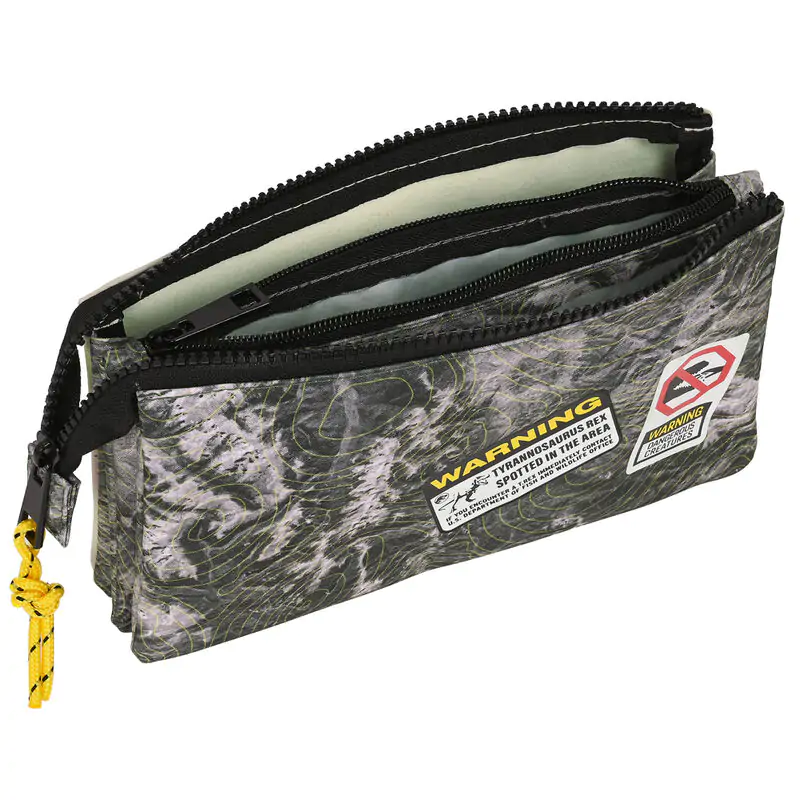 Jurassic World Warning triple pencil case product photo