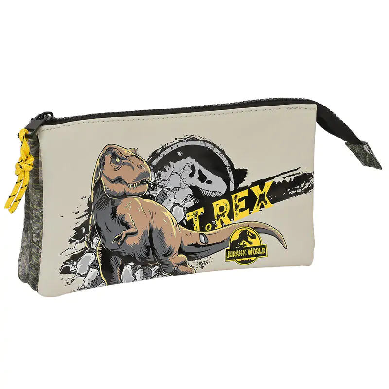 Jurassic World Warning triple pencil case product photo