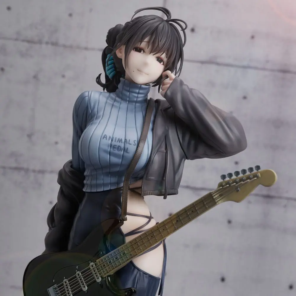 Juroku Illustration PVC Statue Guitar Meimei Backless Dress 26 cm termékfotó