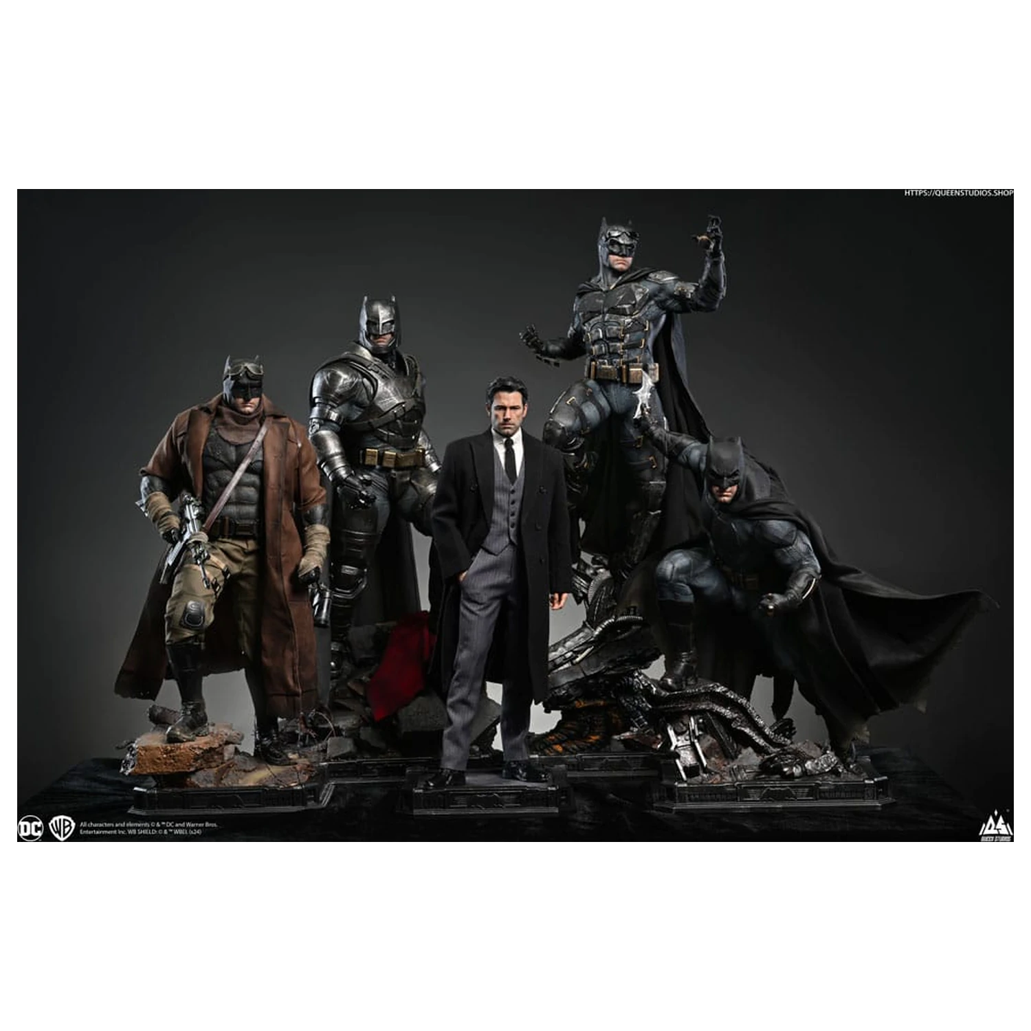 Justice League Statue 1/4 Bruce Wayne (Ben Affleck) 51 cm product photo