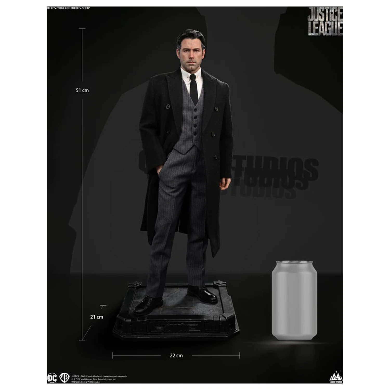 Justice League Statue 1/4 Bruce Wayne (Ben Affleck) 51 cm product photo