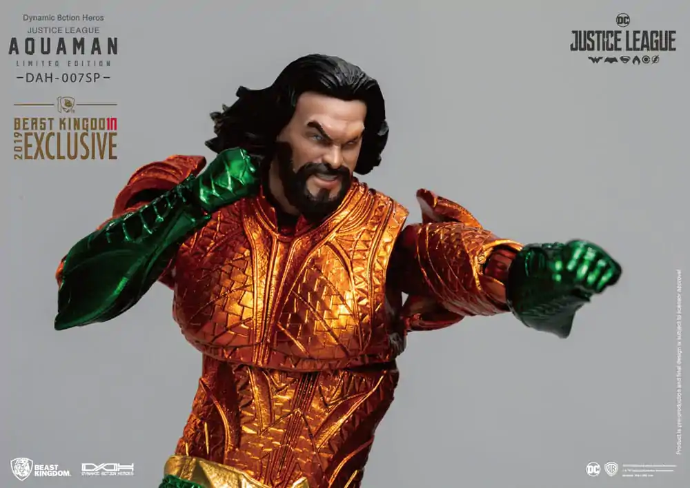 Justice League Dynamic 8ction Heroes Action Figure 1/9 Aquaman Comic Color Ver. 20 cm termékfotó