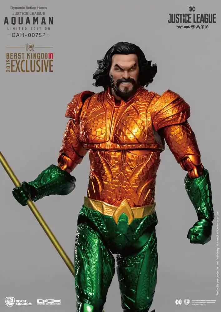 Justice League Dynamic 8ction Heroes Action Figure 1/9 Aquaman Comic Color Ver. 20 cm termékfotó