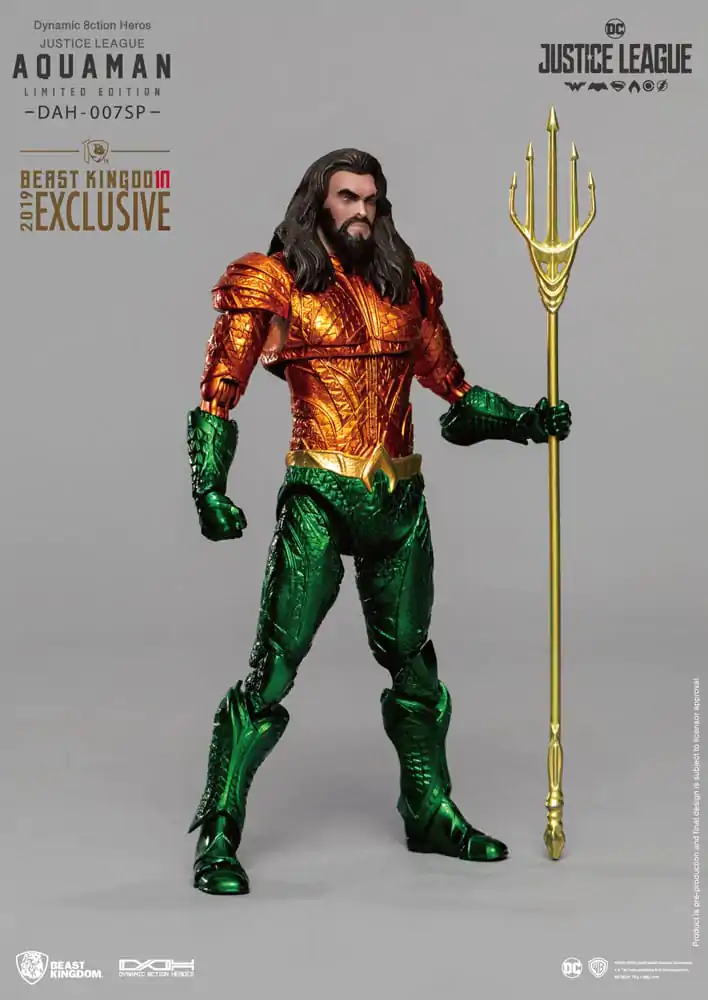 Justice League Dynamic 8ction Heroes Action Figure 1/9 Aquaman Comic Color Ver. 20 cm termékfotó