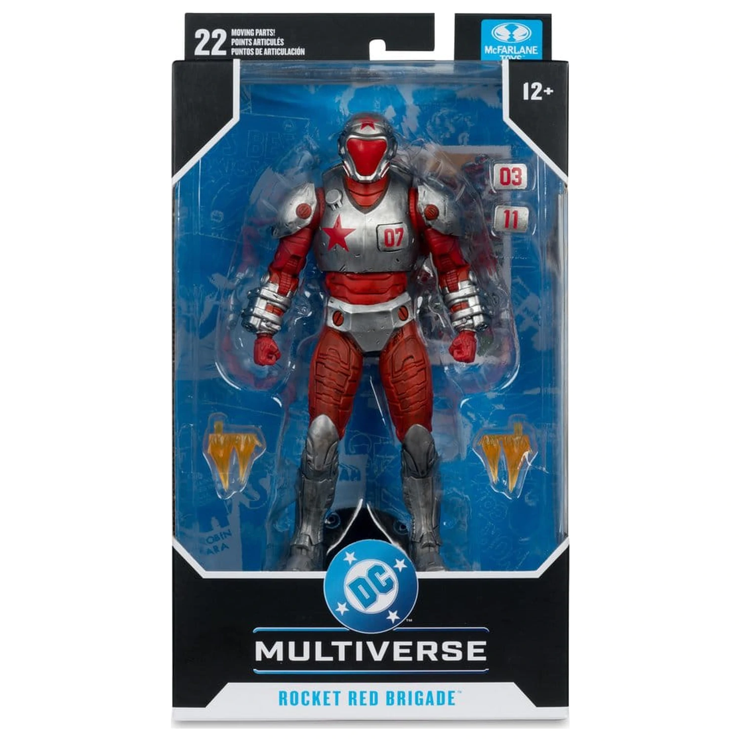 Justice League: Generation Lost DC Multiverse Action Figure Rocket Red Brigade 18 cm product photo
