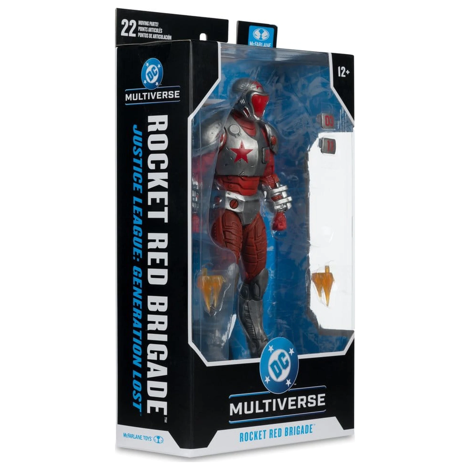 Justice League: Generation Lost DC Multiverse Action Figure Rocket Red Brigade 18 cm product photo