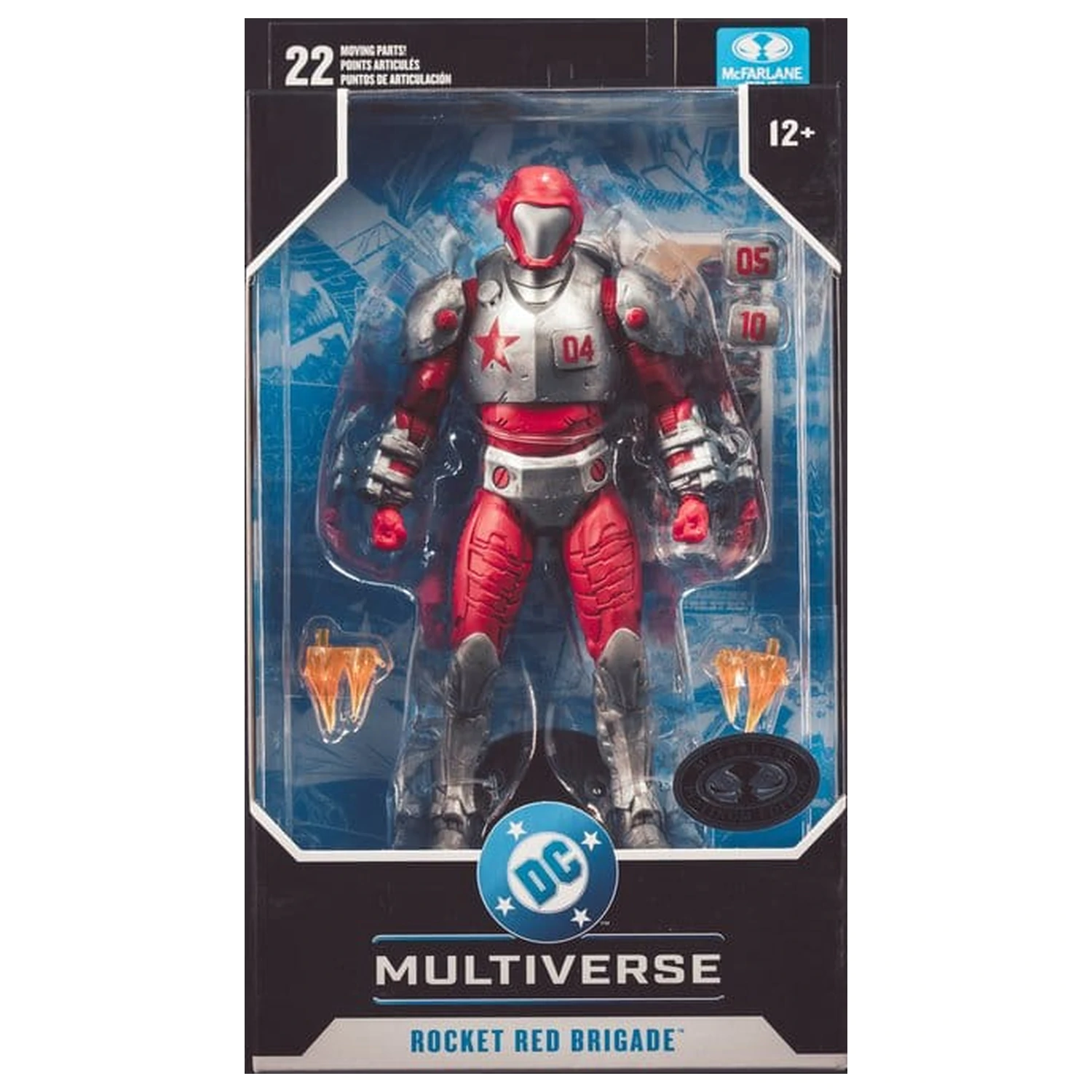 Justice League: Generation Lost DC Multiverse Action Figure Rocket Red Brigade (Platinum Edition) 18 cm product photo
