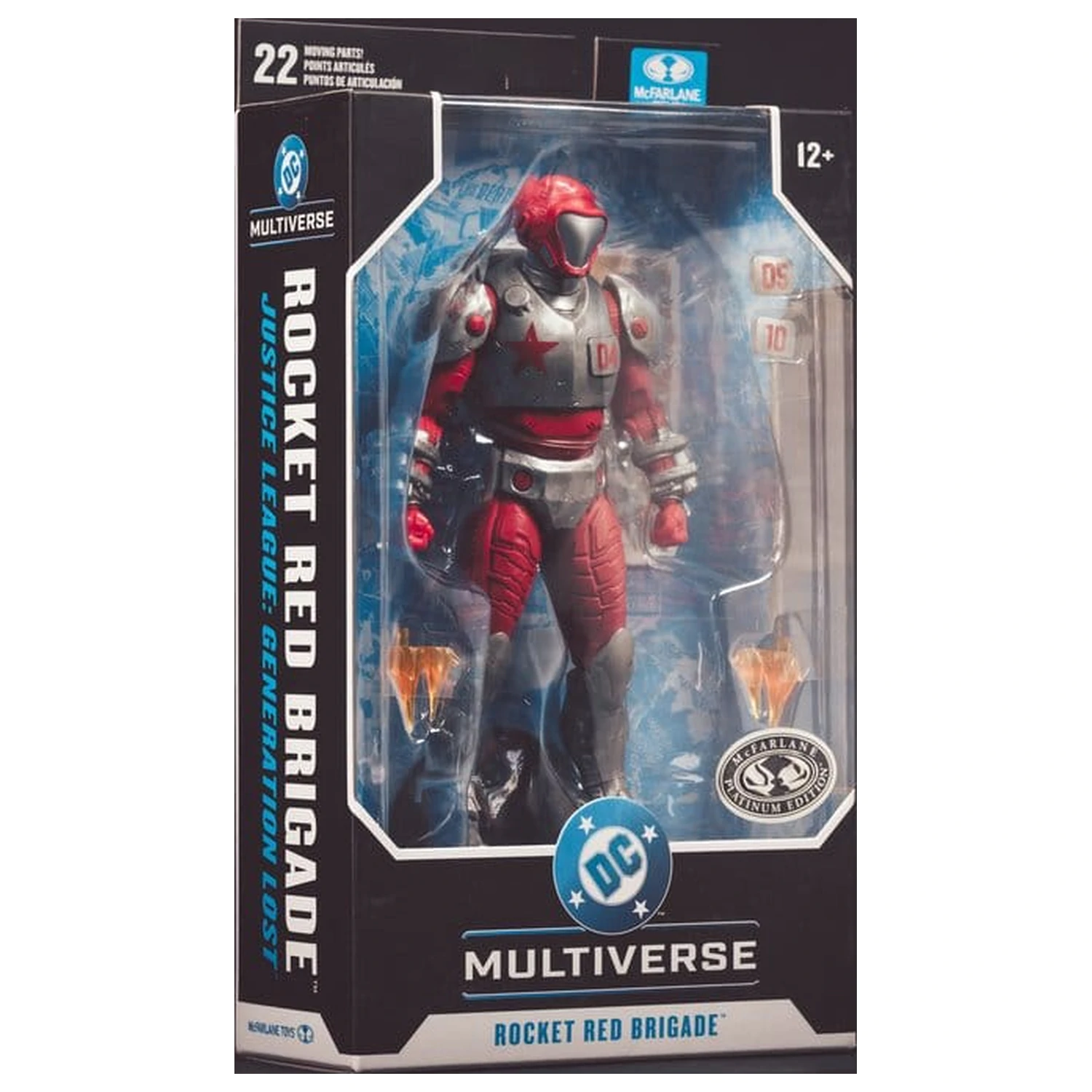 Justice League: Generation Lost DC Multiverse Action Figure Rocket Red Brigade (Platinum Edition) 18 cm product photo