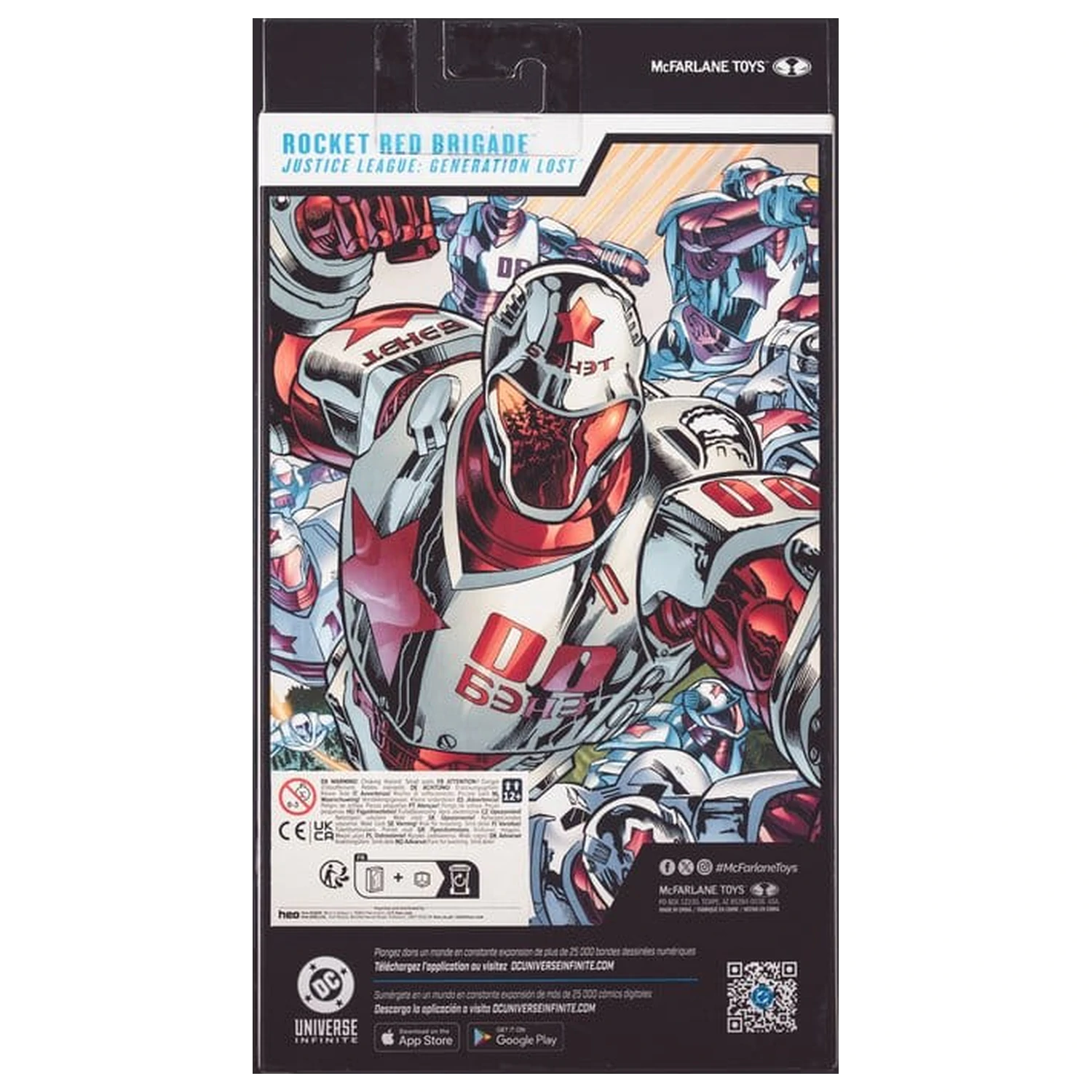 Justice League: Generation Lost DC Multiverse Action Figure Rocket Red Brigade (Platinum Edition) 18 cm product photo