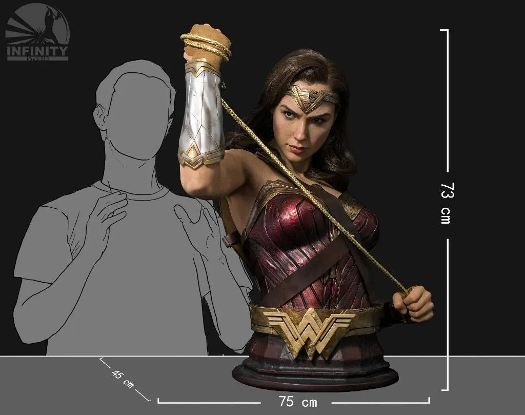 Justice League Life-Size Bust Wonder Woman 73 cm product photo