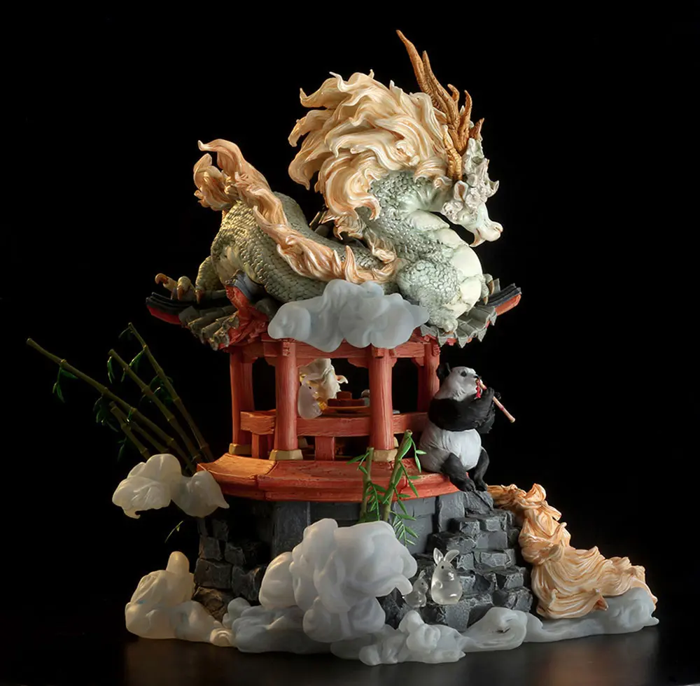 K-Artists Series Diorama Dragon's Lullaby 40 cm product photo