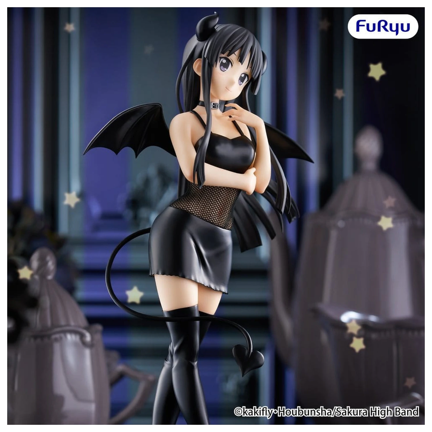 K-ON! BiCute Dark PVC Figure Mio Akiyama 24 cm product photo