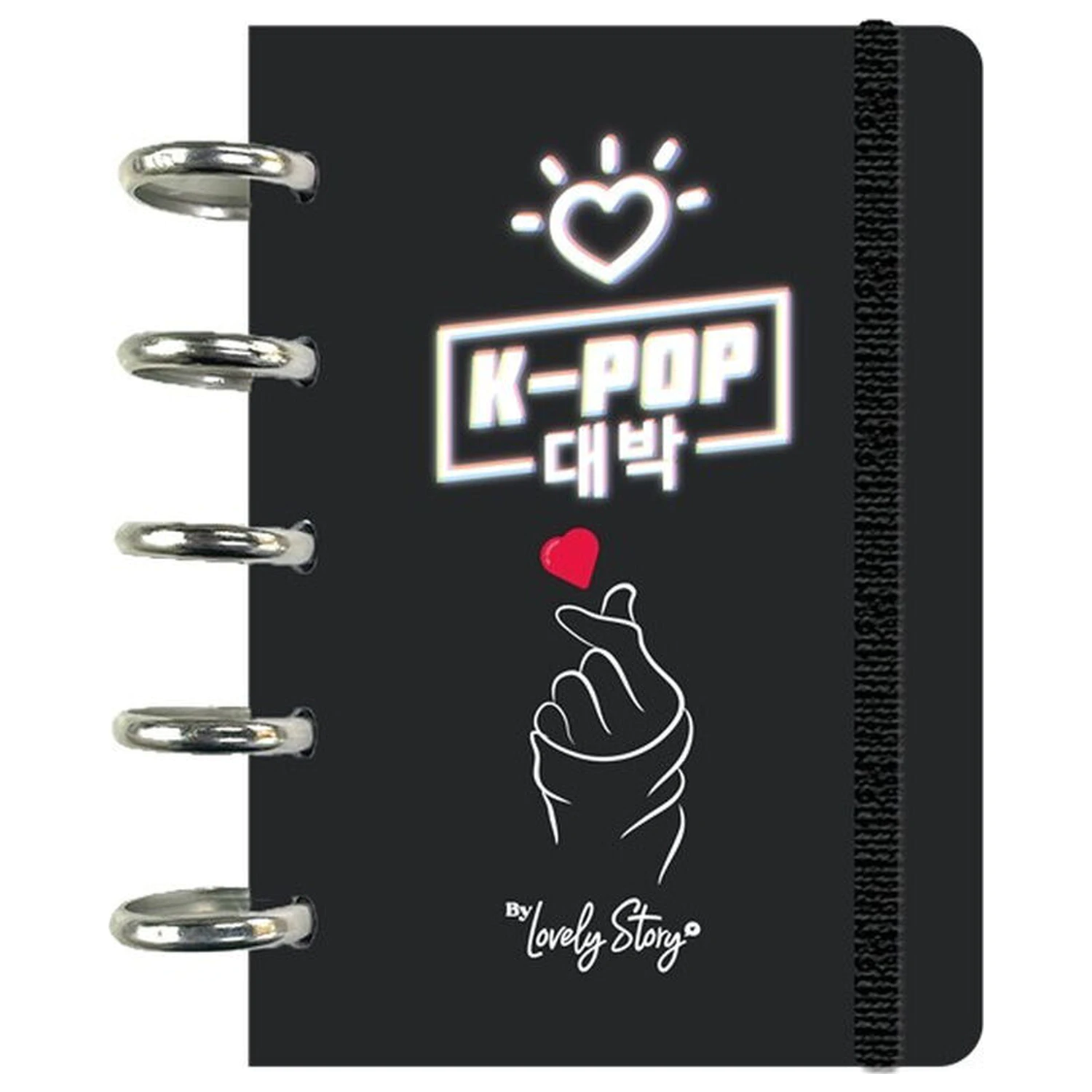 K-Pop Black A6 notebook product photo