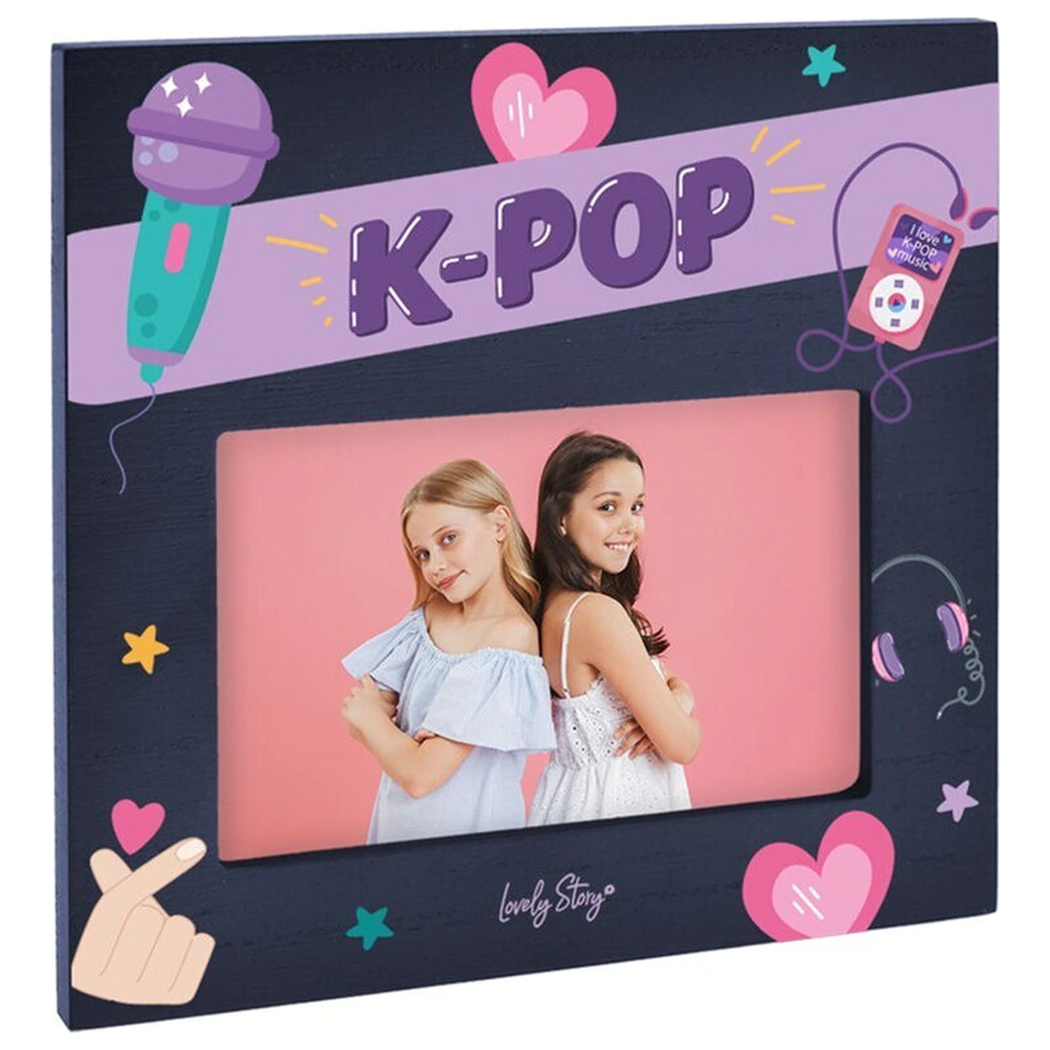 K-Pop Dark Blue photo frames product photo