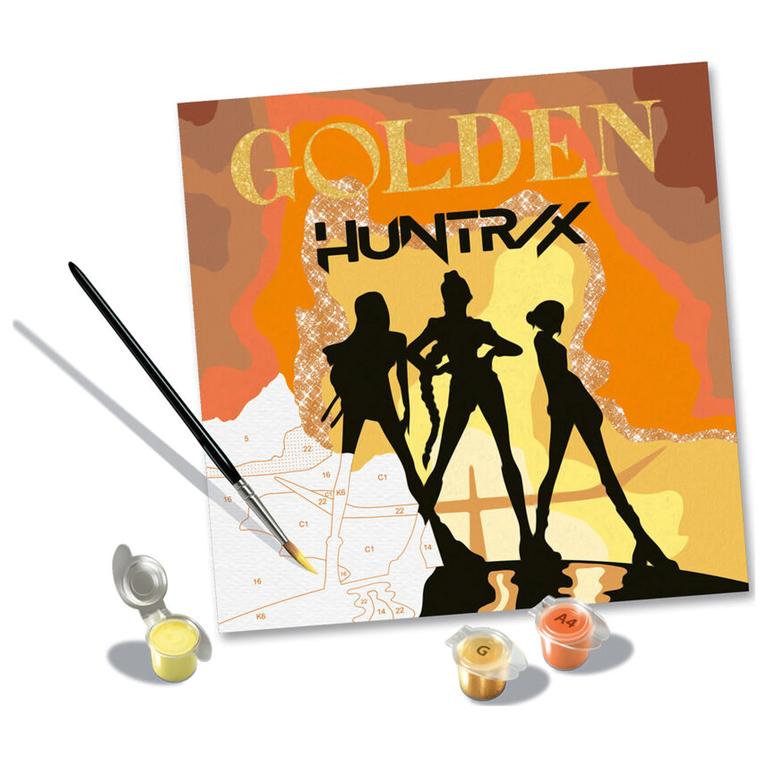 K-Pop Demon Hunters Golden CreArt painting kit product photo