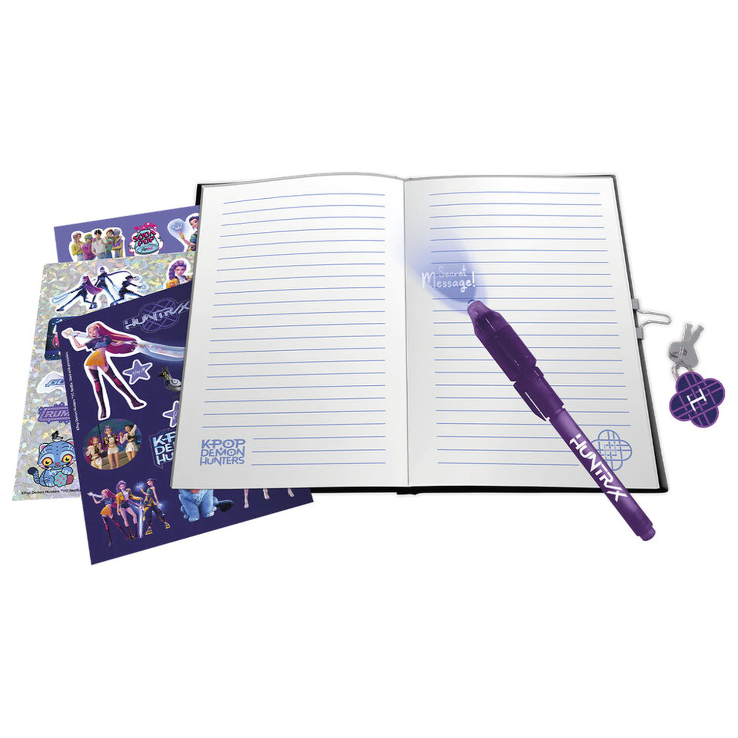 K-Pop Demon Hunters diary with magic ink pen set product photo