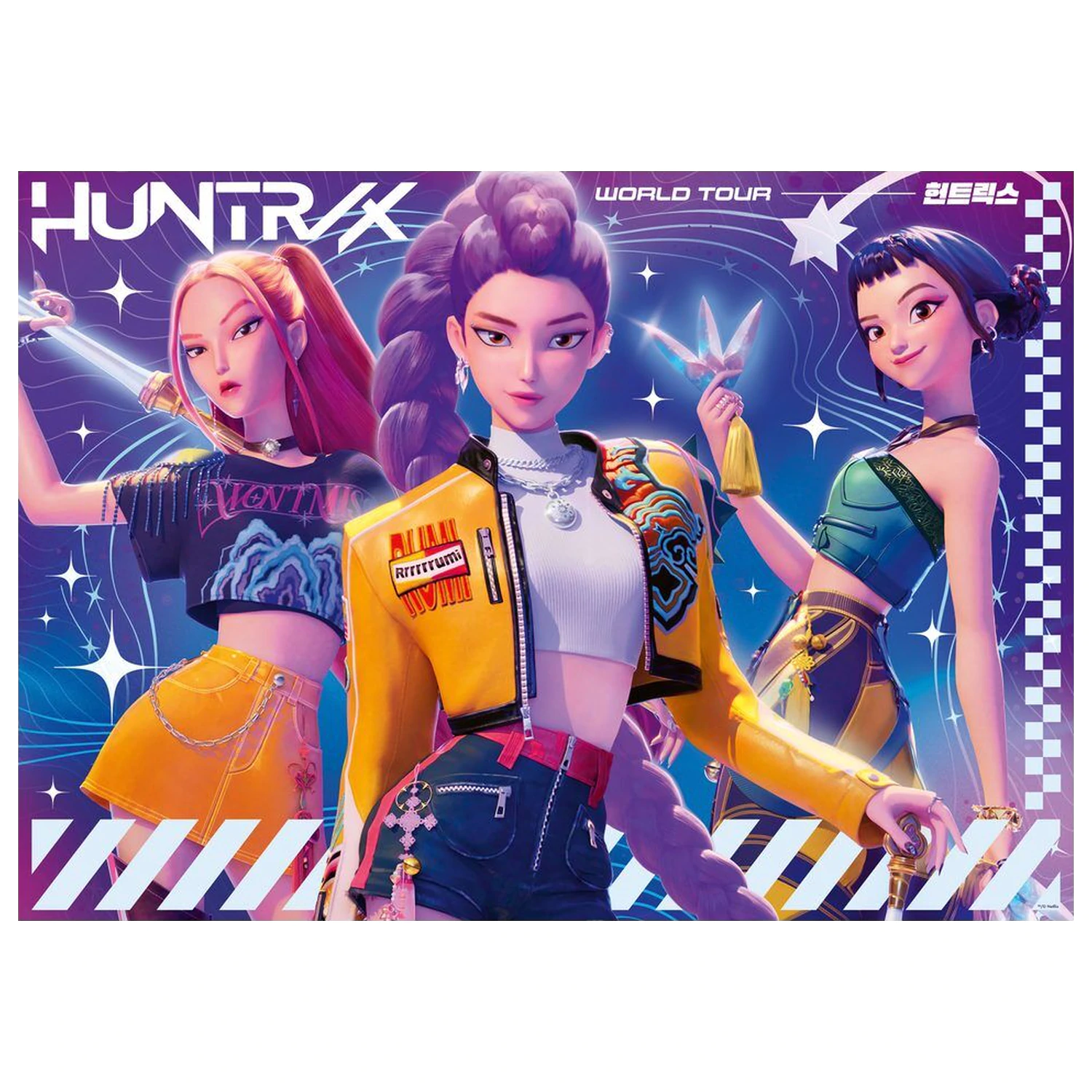 K-Pop Demon Hunters puzzle 125pcs product photo