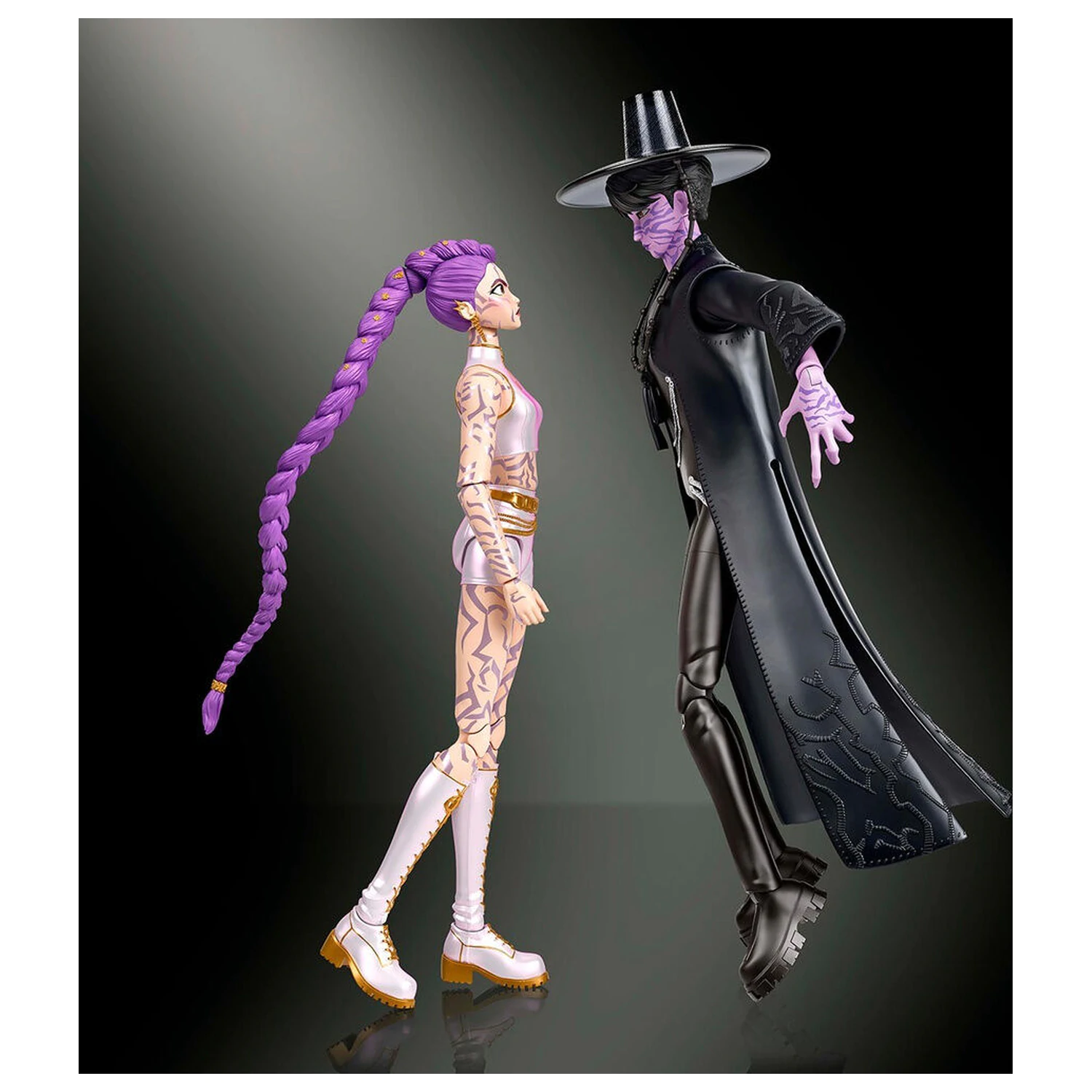 K-Pop Demon Hunters Rumi & Jinu 2-piece figure pack 15cm product photo