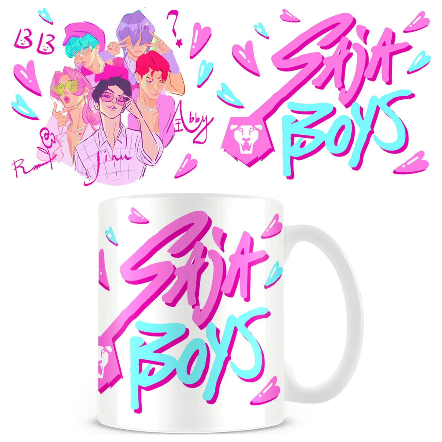 K-Pop Demon Hunters Saja Boys mug 325ml product photo