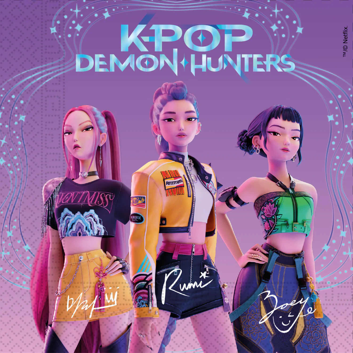 K-POP Demon Hunters napkin pack product photo