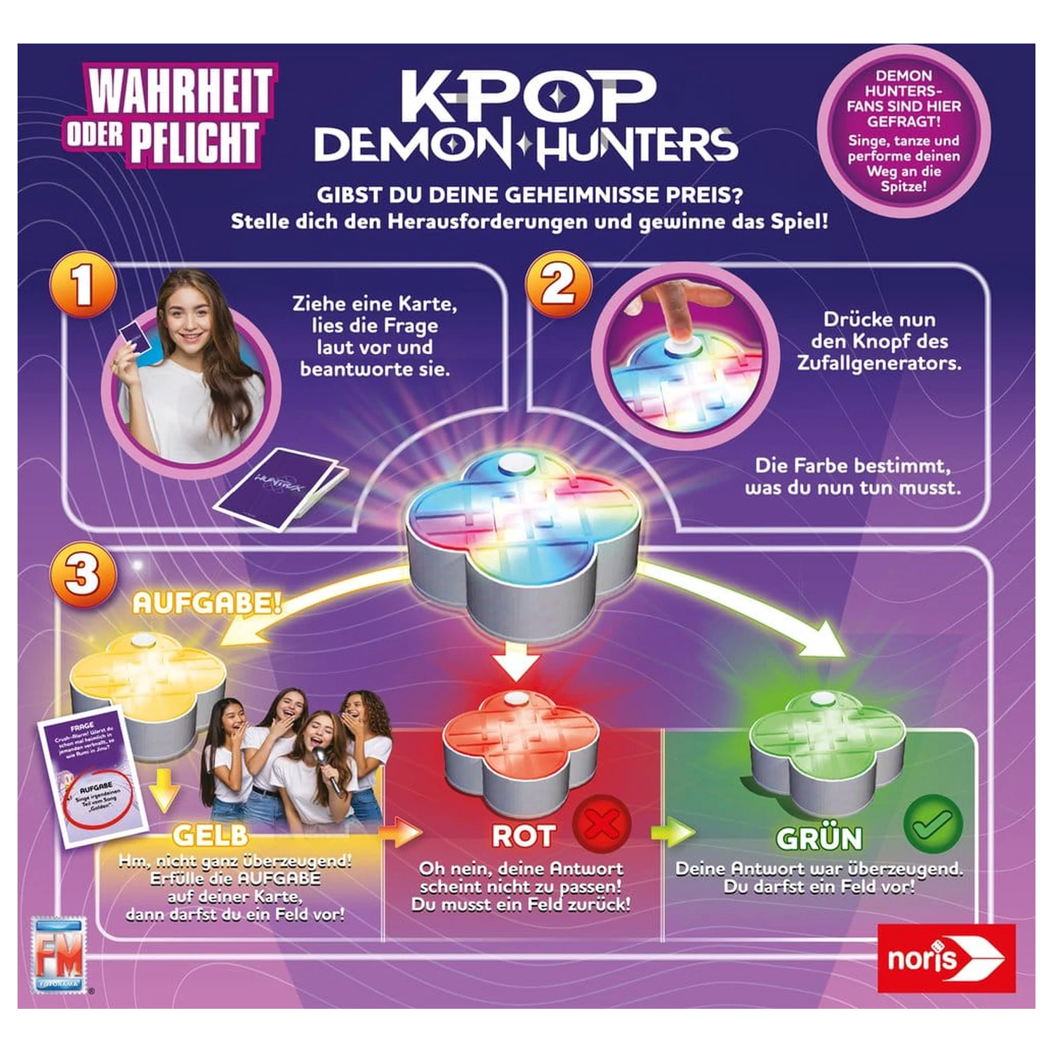 K-POP Demon Hunters Board Game german version product photo