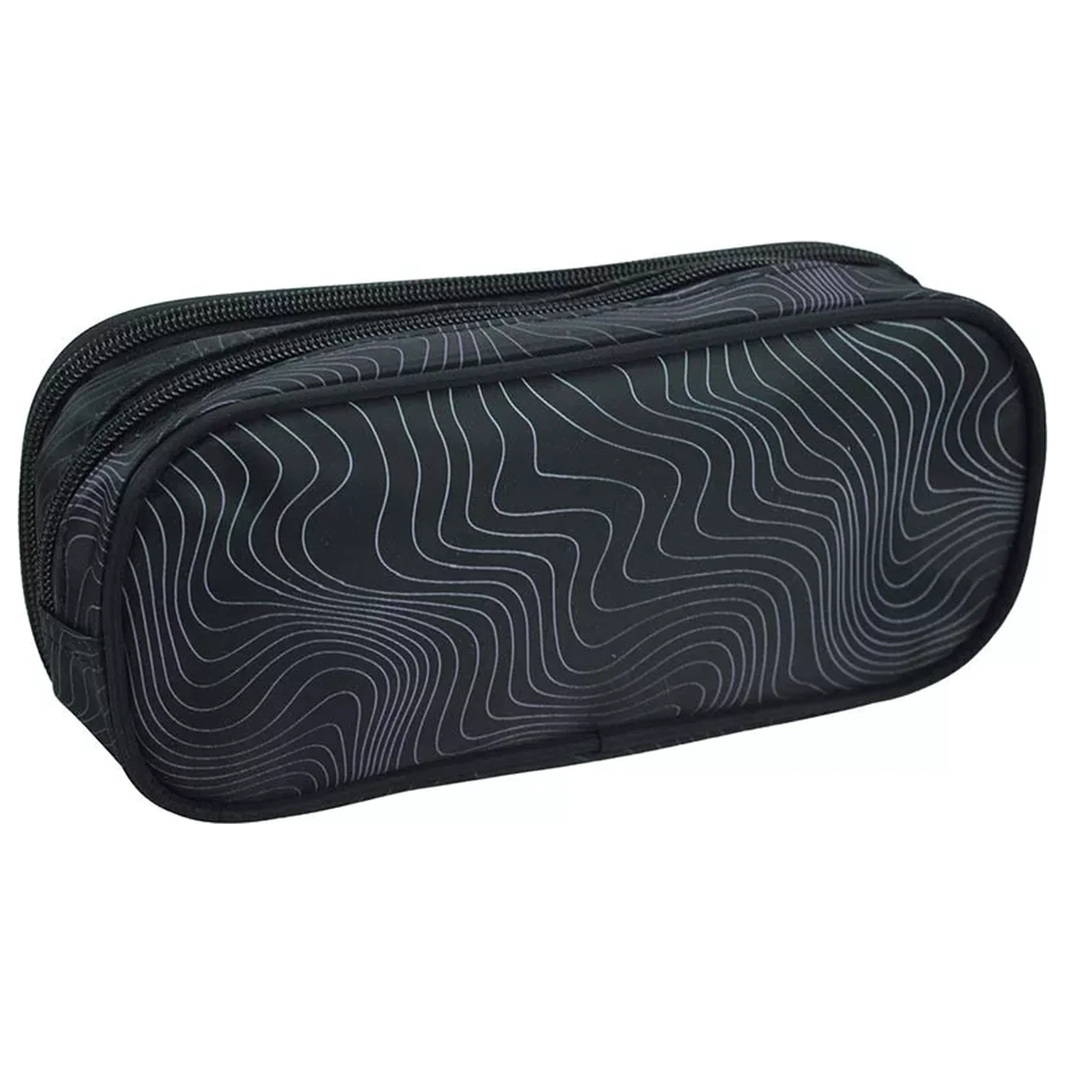 K-pop Demon Slayers Black 2-Compartment Pencil Case 26 cm product photo